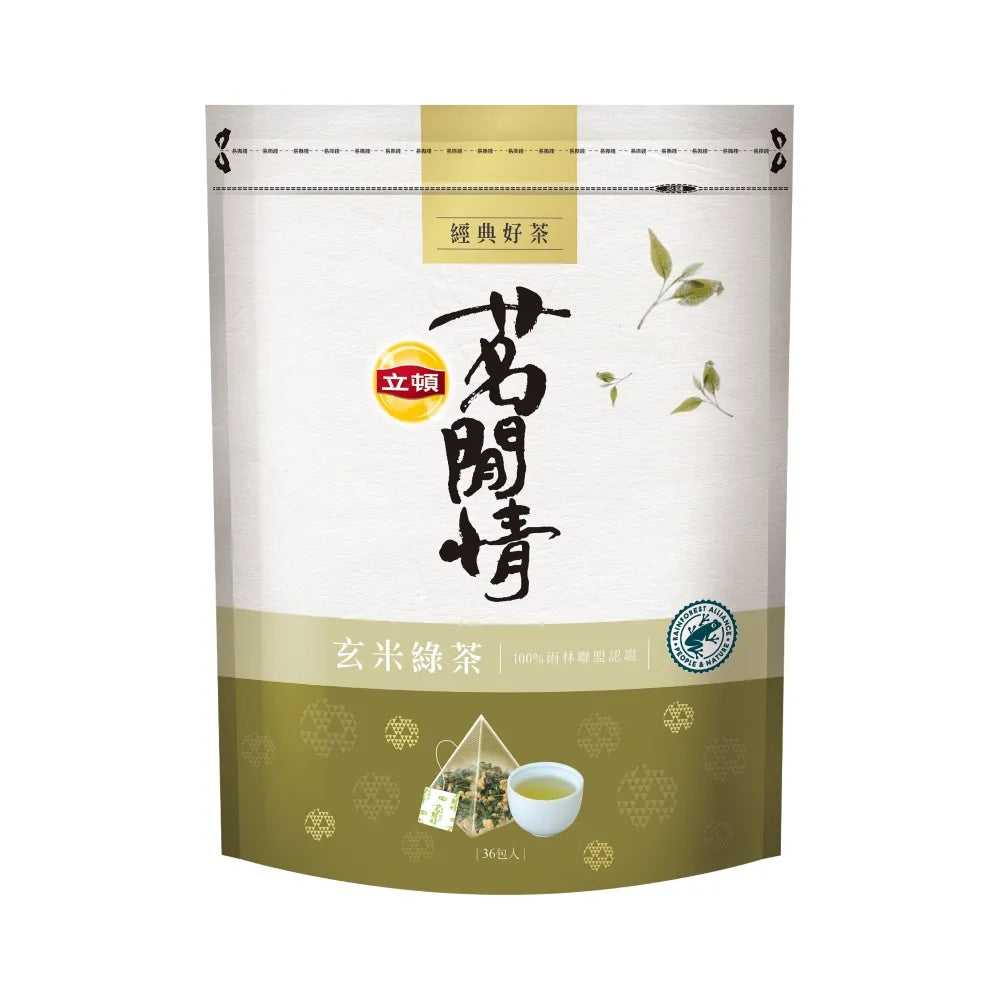 台湾リプトン 玄米茶 三角ティーバッグ|立頓茗閒情 玄米綠茶 台湾リプトン 玄米茶 三角ティーバッグ|立頓茗閒情 玄米綠茶