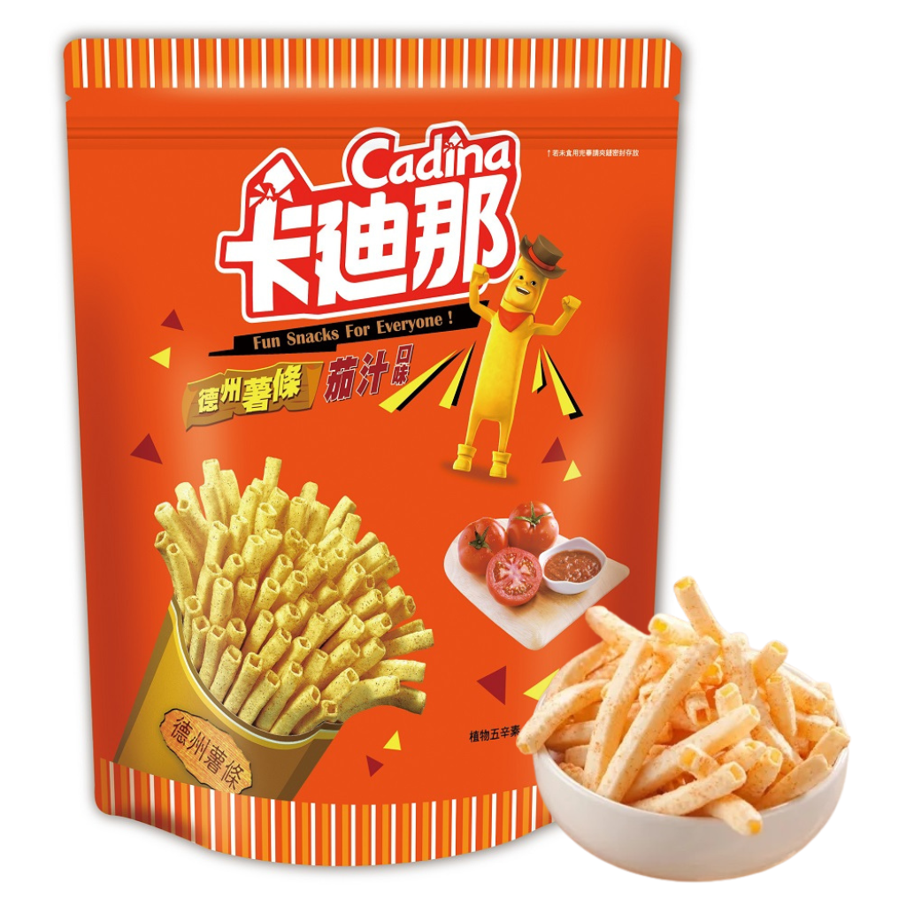 カディナ Cardina ポテトスティック トマト味 大容量｜卡迪那德州薯條