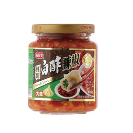 真好家 台湾風にんにく唐辛子の酢漬け|真好家 大蒜鮮切白酢辣椒 270g