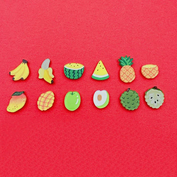 日日野餐 PIKNIK ピンバッジ  台湾フルーツ 台湾果物|日日野餐 PIKNIK 別針(徽章) 台灣水果系列