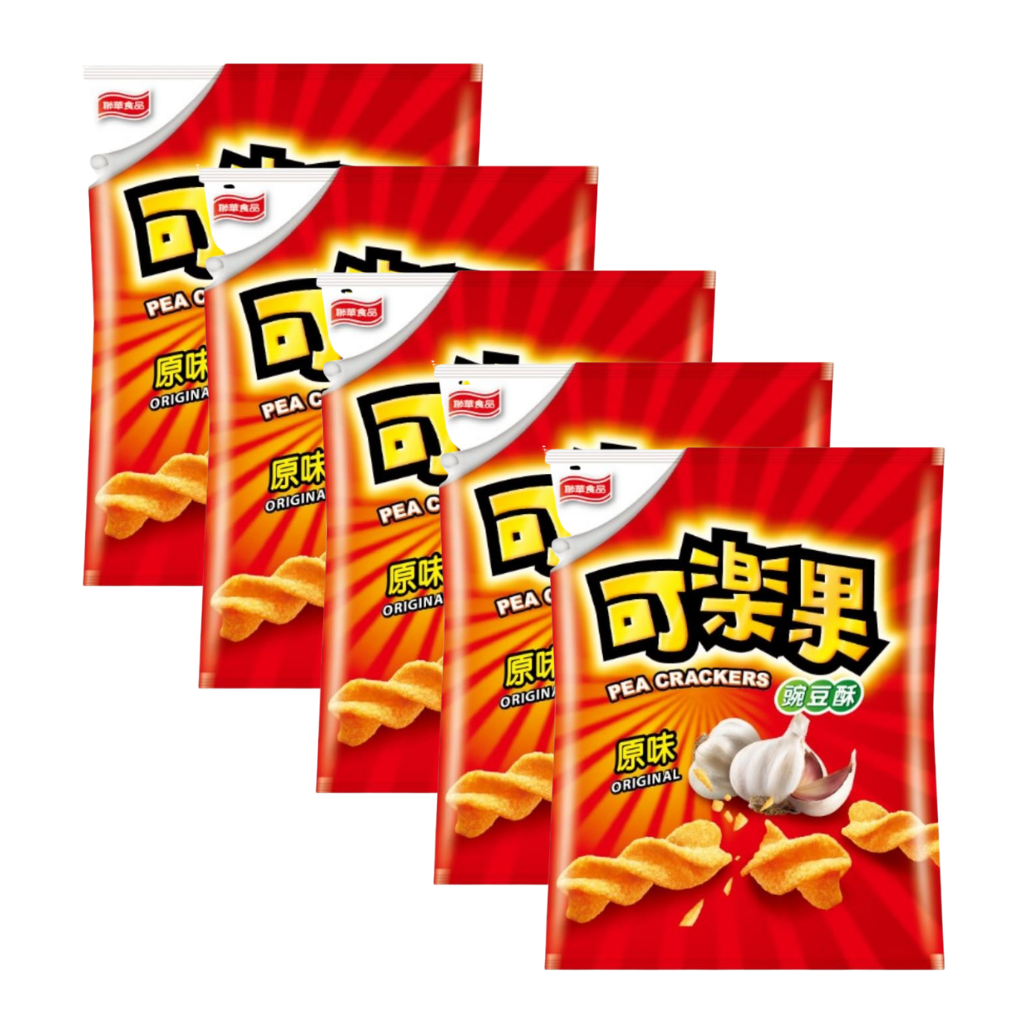 5点セット〉可楽果 カーラーグオ エンドウ豆スナック オリジナル｜可樂