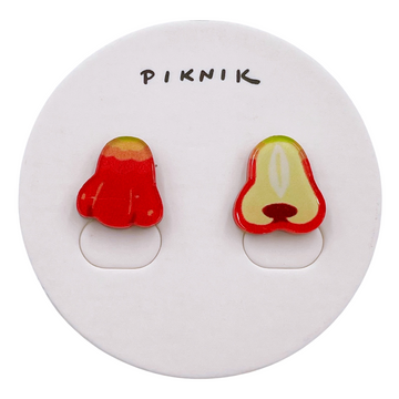 日日野餐 PIKNIK ピンバッジ 台湾レンブ|日日野餐 PIKNIK 別針(徽章) 台灣水果系列 蓮霧
