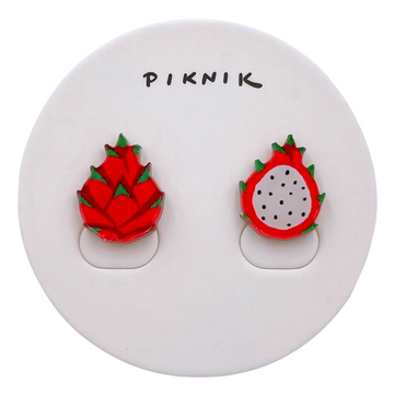 日日野餐 PIKNIK ピンバッジ 台湾ドラゴンフルーツ|日日野餐 PIKNIK 別針(徽章) 台灣水果系列 火龍果