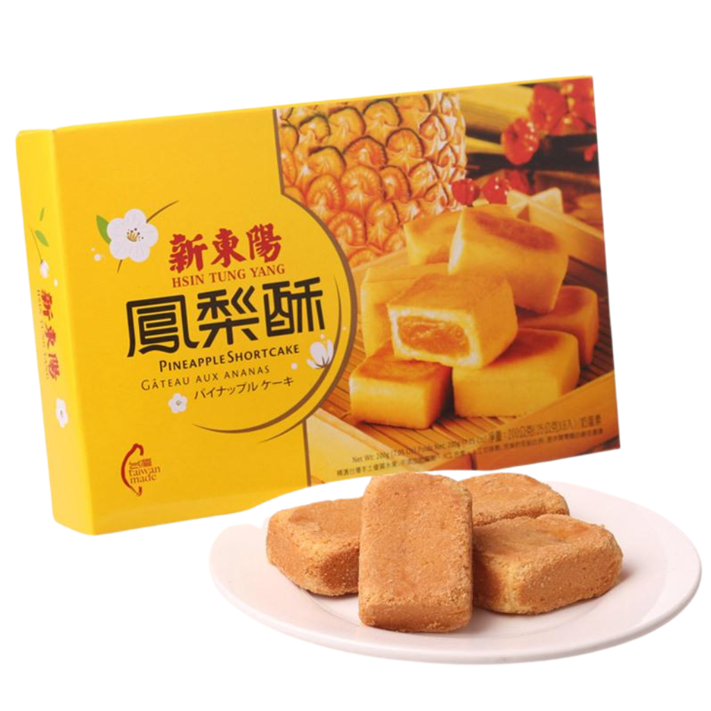 新東陽 パイナップルケーキ|新東陽 鳳梨酥 200g(合計8個|4個/パック 新東陽 パイナップルケーキ|新東陽 鳳梨酥 200g(合計8個|4個/パック