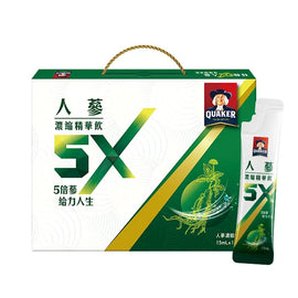 台湾QUAKER 5倍高濃度 朝鮮人参・西洋人参 健康ドリンク(オリジナル)15mlx18パック|桂格5X 人蔘濃縮精華飲 15mlx18包