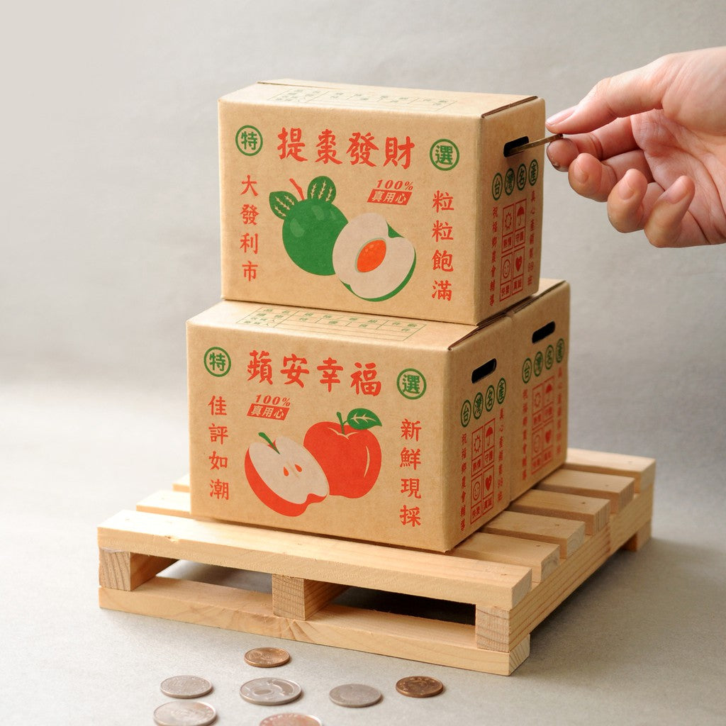 段ボール箱　果物６点 野菜箱 フルーツ箱 果物箱 ダンボール 段ボール 無地 化粧箱 ギフト