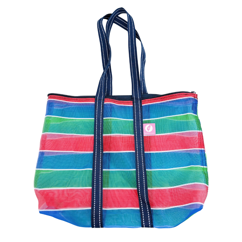 Taiwan Love オリジナル 台湾漁師網バッグ ナイロンバッグ (茄芷袋