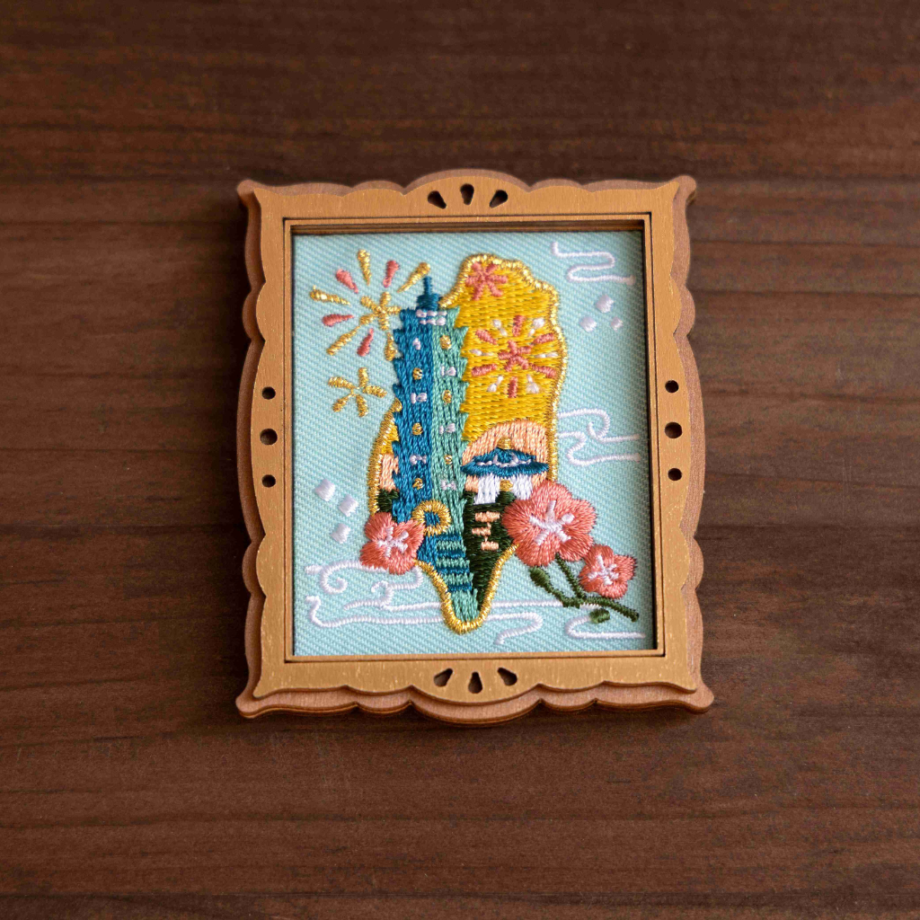 猴子設計 Monkey Design 刺繍マグネット 宝島台湾インプレッション