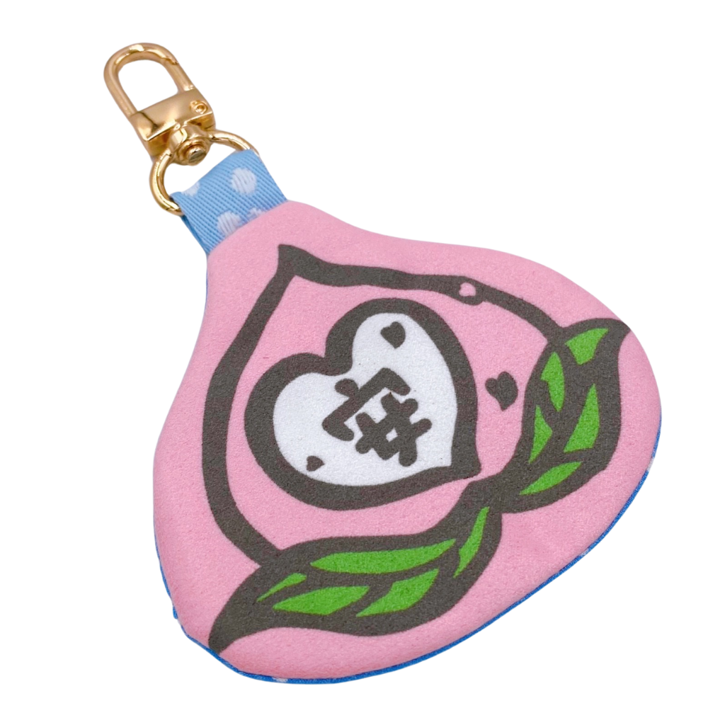 茚 Yin Taiwan 紅桃粿（紅桃餅・アンモークエ）お守り袋（エアタグ