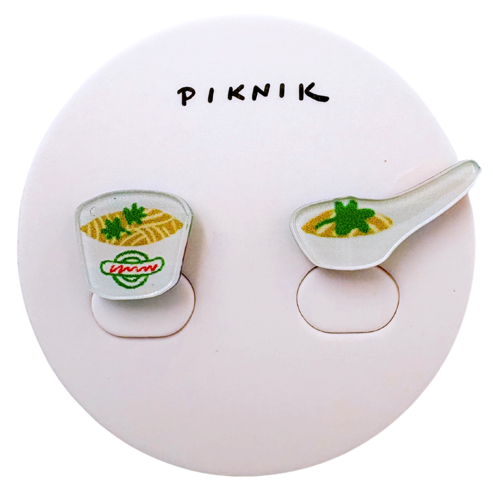 日日野餐 PIKNIK ピンバッジ 台湾B級グルメ・麺線｜日日野餐 PIKNIK