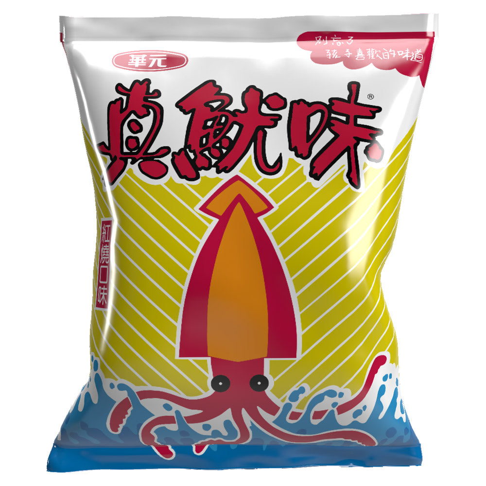 12点セット〉華元 イカ風味スナック｜真魷味 144g（12g x12パック