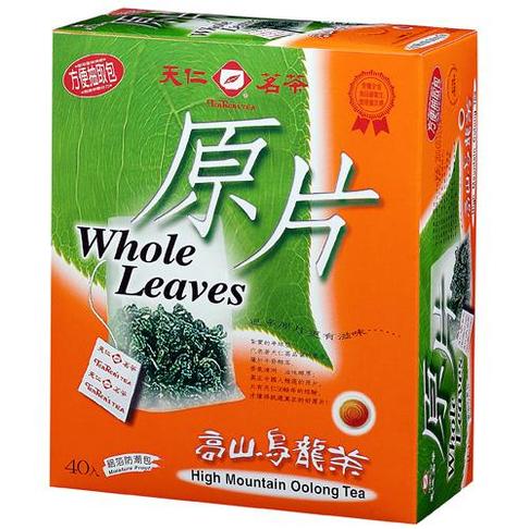 天仁茗茶 高山烏龍茶（原片） ティーバッグ｜ 3gx40バッグ入 | Taiwan