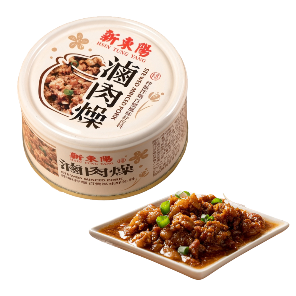 3缶セット〉新東陽 豚肉そぼろ フライエシャロット入り（ルーロー飯