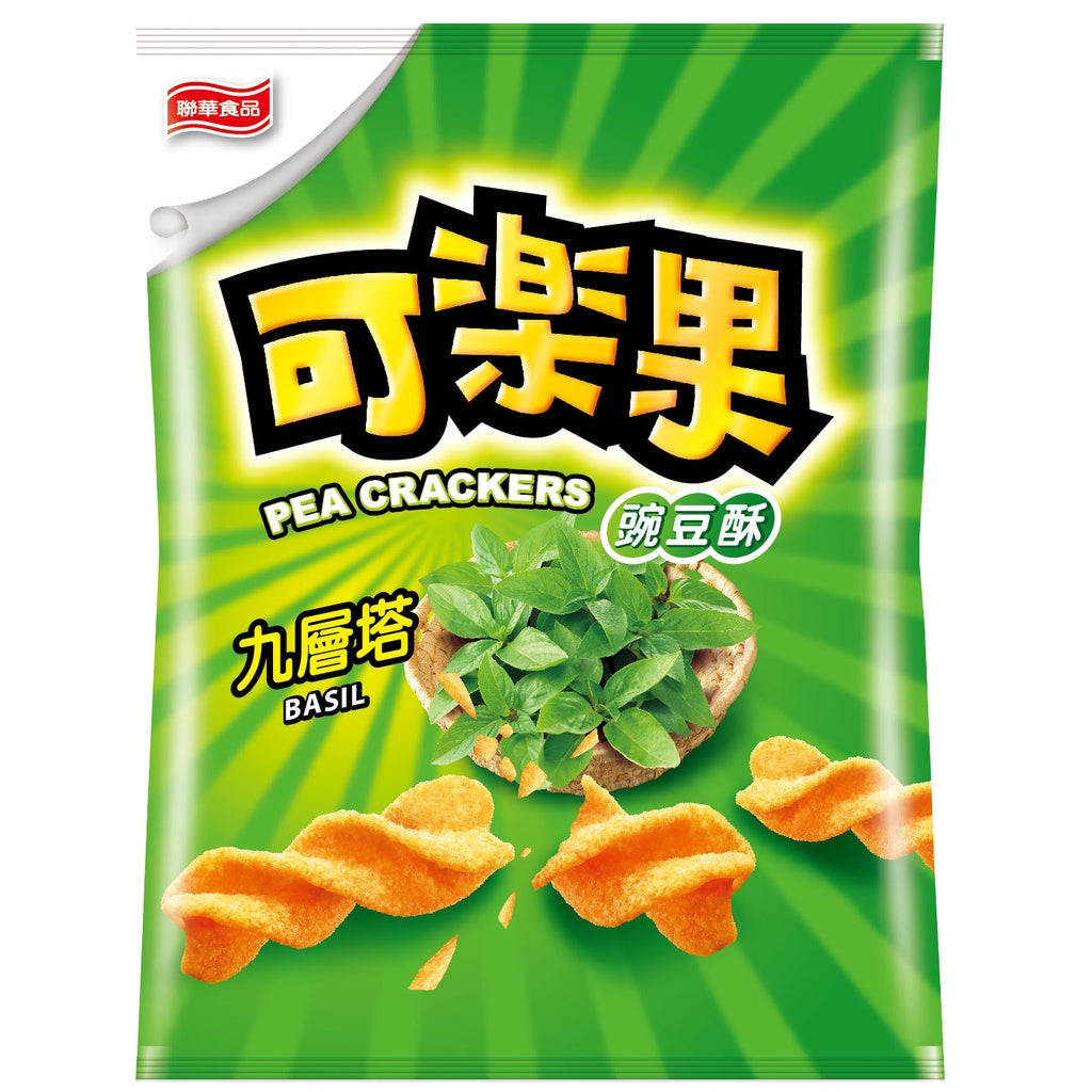 可楽果 カーラーグオ エンドウ豆スナック バジル｜可樂果豌豆酥 九層塔