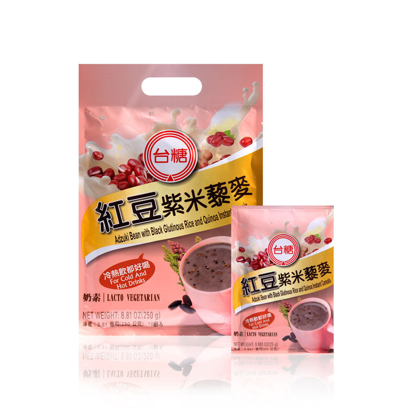 小豆紫米キヌアドリンク｜台糖　台湾商品専門店　台糖　250g（1パック25g　×　10パック入）　健康穀物ドリンク　Love　紅豆紫米藜麥　Taiwan