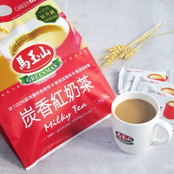 馬玉山 インスタント ローストミルクティー｜炭香紅奶茶 210g（1パック15g × 14パック入）