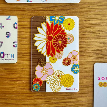 ⁡数量限定 レア台湾交通系ICカード（悠遊カード）SOU・SOU 金襴緞子｜SOU・SOU悠遊卡 金襴緞子