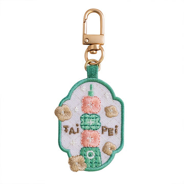 好感良物 Soft living 刺繍チャーム 花菓台北｜花繪吊飾 花菓台北