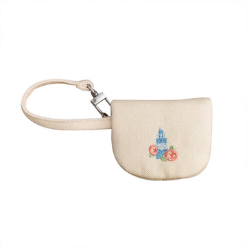 好感良物 Soft living ハンドル付きミニポーチ 台北101フローラル｜花伴小掛包 花漾101