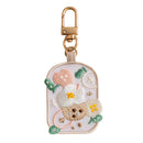 好感良物 Soft living 刺繍チャーム タピオカミルクティーフローラル｜花繪吊飾 珍奶花花