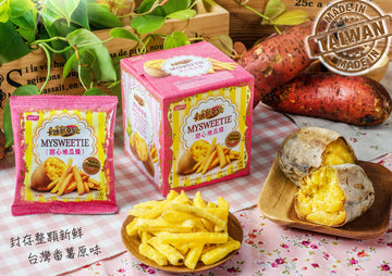 台湾 カディナ Cardina 95℃ スイートポテトスティック（さつまいもスティック） プレーン｜卡迪那95℃ 甜心地瓜條 原味 80g