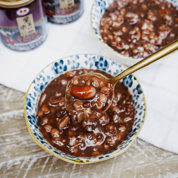 〈6缶セット〉泰山 黒米ハトムギ あま粥 ｜泰山 養生珍饌 紫米薏仁 255g/缶 x6缶