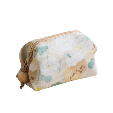 好感良物 Soft living ポーチ タピオカミルクティーフローラル｜小方包 珍奶花花