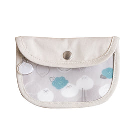 好感良物 Soft living 台湾漁師網バッグ地 コインケース（ポーチ・小銭入れ） 小籠包フローラル｜花芷零錢包 小籠包花花