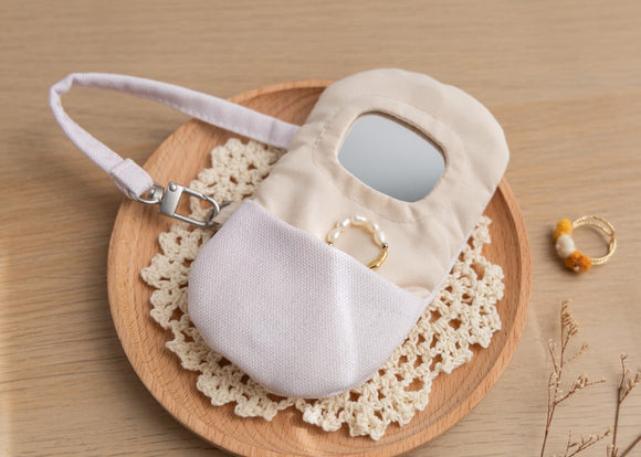 好感良物 Soft living ハンドル付きミニポーチ｜花伴小掛包