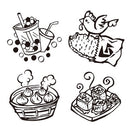 台湾 小籠包 ショーロンポー はんこ（ラバースタンプ・ゴム印）｜台灣特色印章（小籠包）