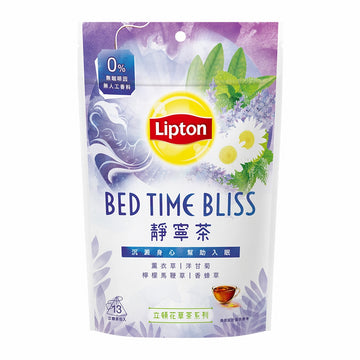 台湾リプトン ハーブティー 静寧茶 三角ティーバッグ 27.3g｜立頓花草茶 靜寧茶 ｜13バッグ入（2.1g/バッグ）