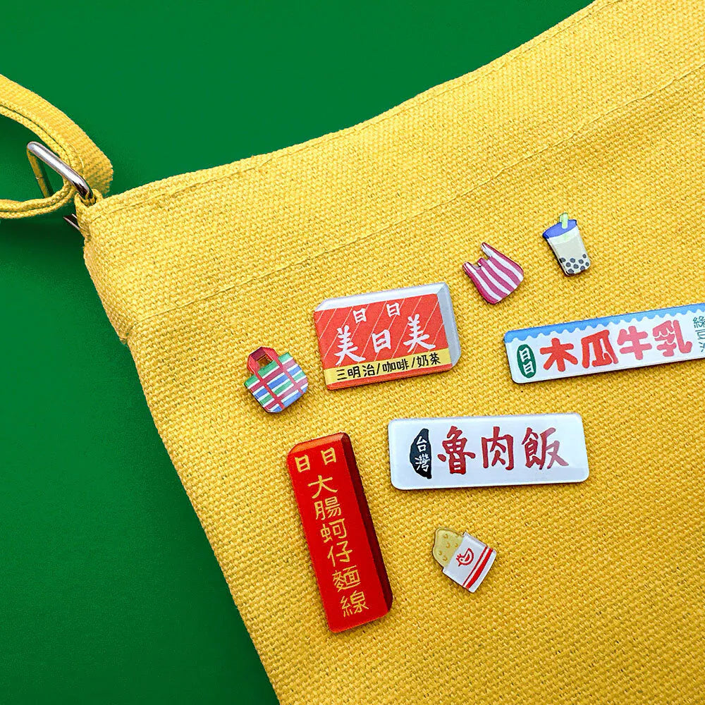 日日野餐 PIKNIK ピンバッジ カエルの卵（台湾の大粒タピオカドリンク