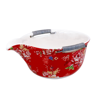 台湾花布（客家花布）柄 茶具 ピッチャー（湯さまし） ｜台灣花布（客家花布）茶海（170ml）