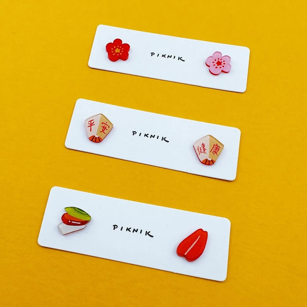 日日野餐 PIKNIK ピアス／イヤリング 台湾ツキノワグマ｜日日野餐