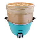 〈身＋蓋セット〉サイズぴったり！大同電鍋専用竹蒸籠（せいろ）10人・11人前・Lサイズ適合