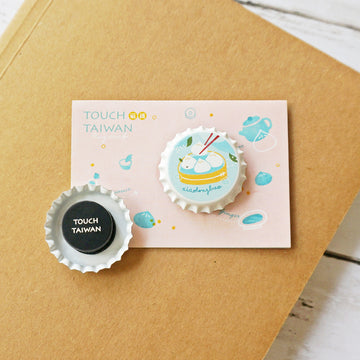 猴子設計 Monkey Design ボトルキャップマグネット｜瓶蓋磁鐵