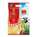 台湾QUAKER クエーカー オートミール オリジナル味｜桂格美味三合一鮮奶麥片 經典麥香（金黃穀香） 330g（33gx10パック）