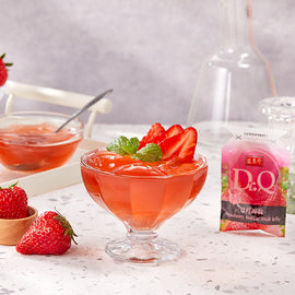 盛香珍 Dr.Q 蒟蒻ゼリー いちご風味｜Dr.Q草莓蒟蒻 265g（約12-14個入/パック）