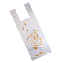 台湾レトロレジ袋 リス ビニール袋｜台灣復古塑膠袋 松鼠｜16x42cm｜10個入