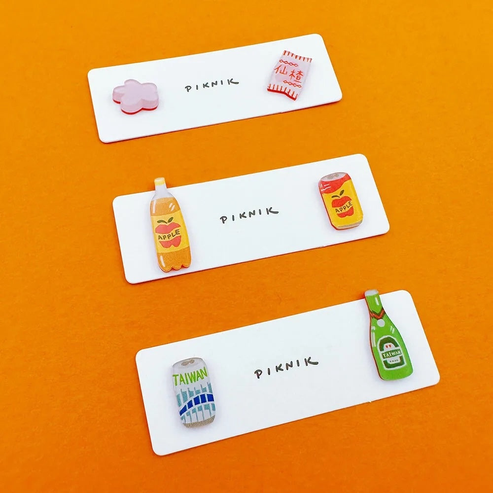日日野餐 PIKNIK ピアス／イヤリング 台湾式ラムネ｜日日野餐 PIKNIK