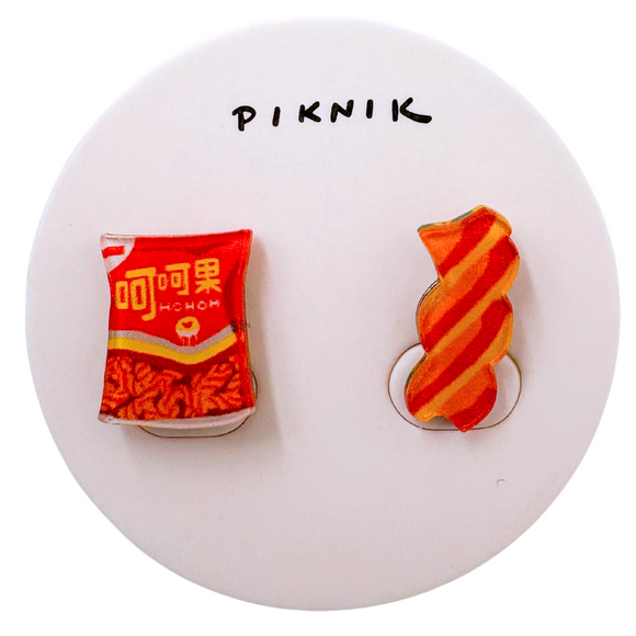 日日野餐 PIKNIK ピアス／イヤリング 可楽果（カーラーグオ）｜日日野餐 PIKNIK 耳環／耳夾 翻玩零食系列 呵呵果（可樂果）