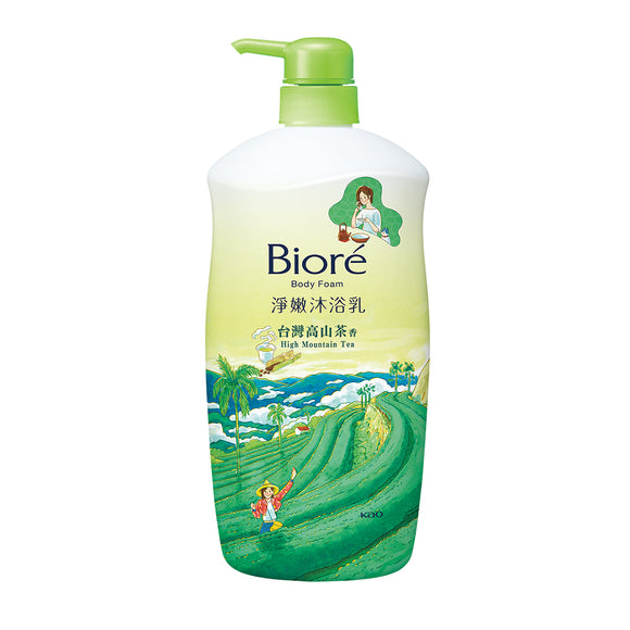 台湾限定 ビオレ ボディウォッシュ 台湾高山茶の香り すっきりタイプ｜Biore淨嫩沐浴乳 台灣高山茶香 清爽型 1000g
