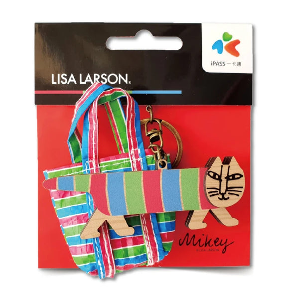 ⁡数量限定 レア台湾交通系ICカード（iPASS 一卡通） LISA LARSON リサ・ラーソン Mikey 台湾 漁師網ナイロンバッグ icカード｜Lisa Larson造型一卡通 Mikey 台灣