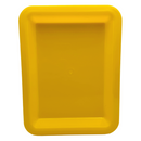 台湾の万能カラフルプラスチックトレイ（浅め）小 ｜カラー：イエロー｜塑膠長方盤（淺） 黃色 小
