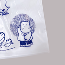 台湾 レトロ 手提げ薬袋 動物柄 青文字 10枚セット 駄菓子袋｜ 手提藥袋 動物圖案 藍色文字 10個入