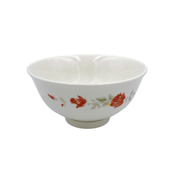 レトロ可愛い 大同磁器 バラ柄 食器 飯碗 直径11cm｜大同磁器 3.6吋 飯碗（玫瑰花）
