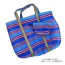 台湾漁師網バッグ地 コインケース（小銭入れ﻿）ブルーボーダー柄｜茄芷零錢包 藍色線條款（本体・ファスナーの色はランダム出荷）※ご購入の場合、色の原因で返品・交換は対応不可