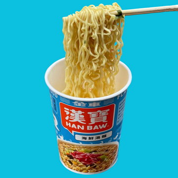 〈3食入〉金車 漢宝 シーフード風味 カップヌードル｜金車 漢寶 海鮮湯麵｜66gx3