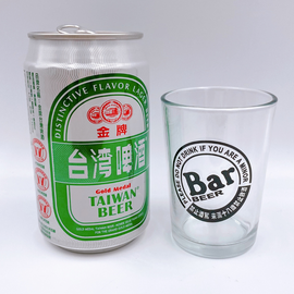 キリン Bar Beer（バー ビール） ロゴ入りビールグラス｜KIRIN 麒麟 Bar啤酒 啤酒杯｜143ml