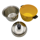 ミニクッカー 電鍋型蓋付き碗 電鍋ミニチュア ミニ電鍋 1個｜レッド・グリーン・イエロー・パープル（全4色から選べる）
